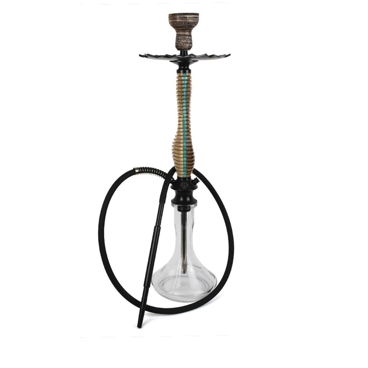 Кальян Karma Hookah 3.0 Line Turquoise Craft Clear