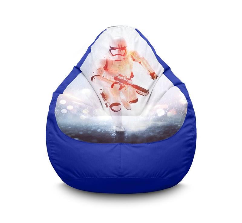 Кресло мешок iPuff Star Wars Stormtroopers 5 Оксфорд XL 80x110 см Синий