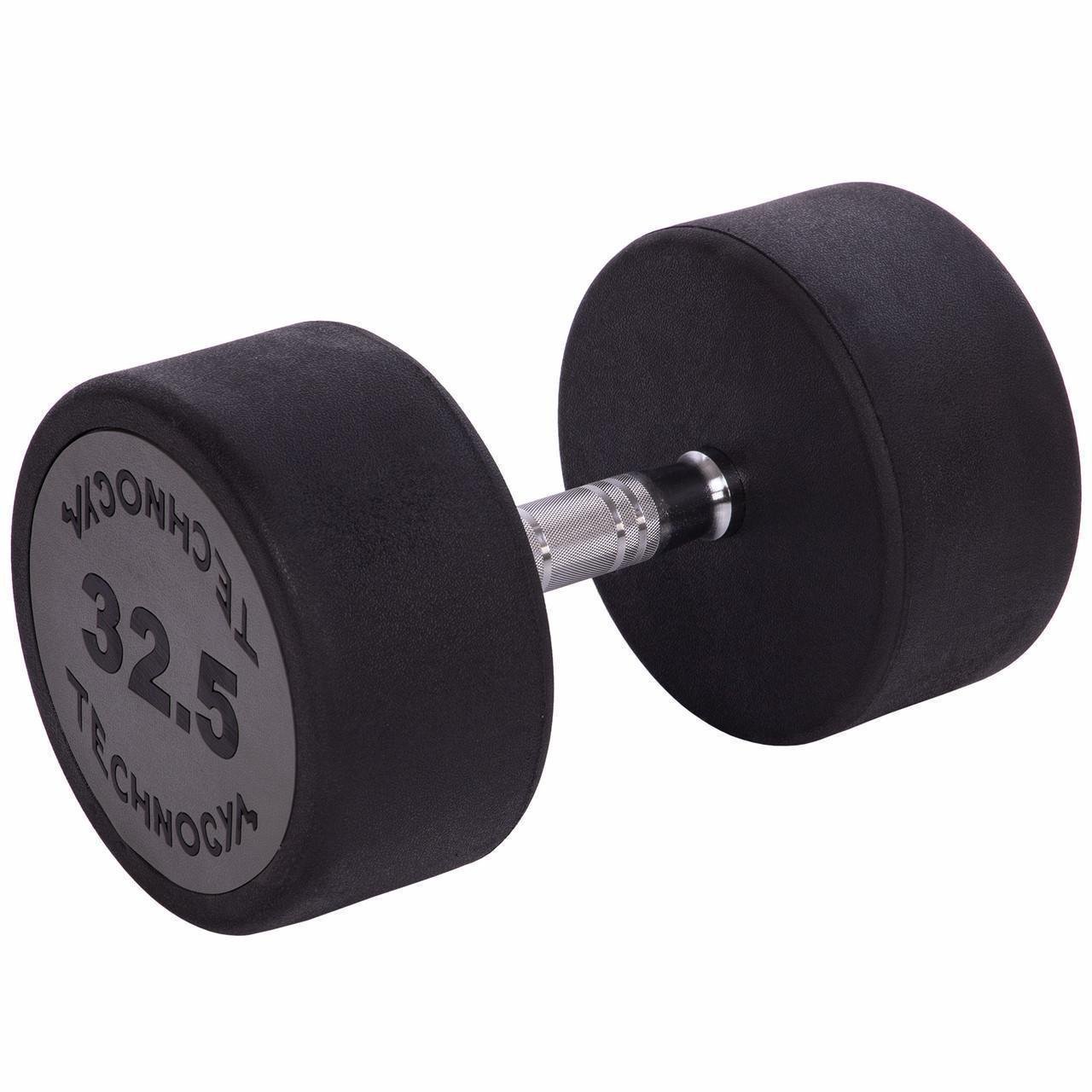 Гантель цільна Technogym LN-1254-32_5 з поліуретановим покриттям 32,5 кг (2537551270) - фото 1