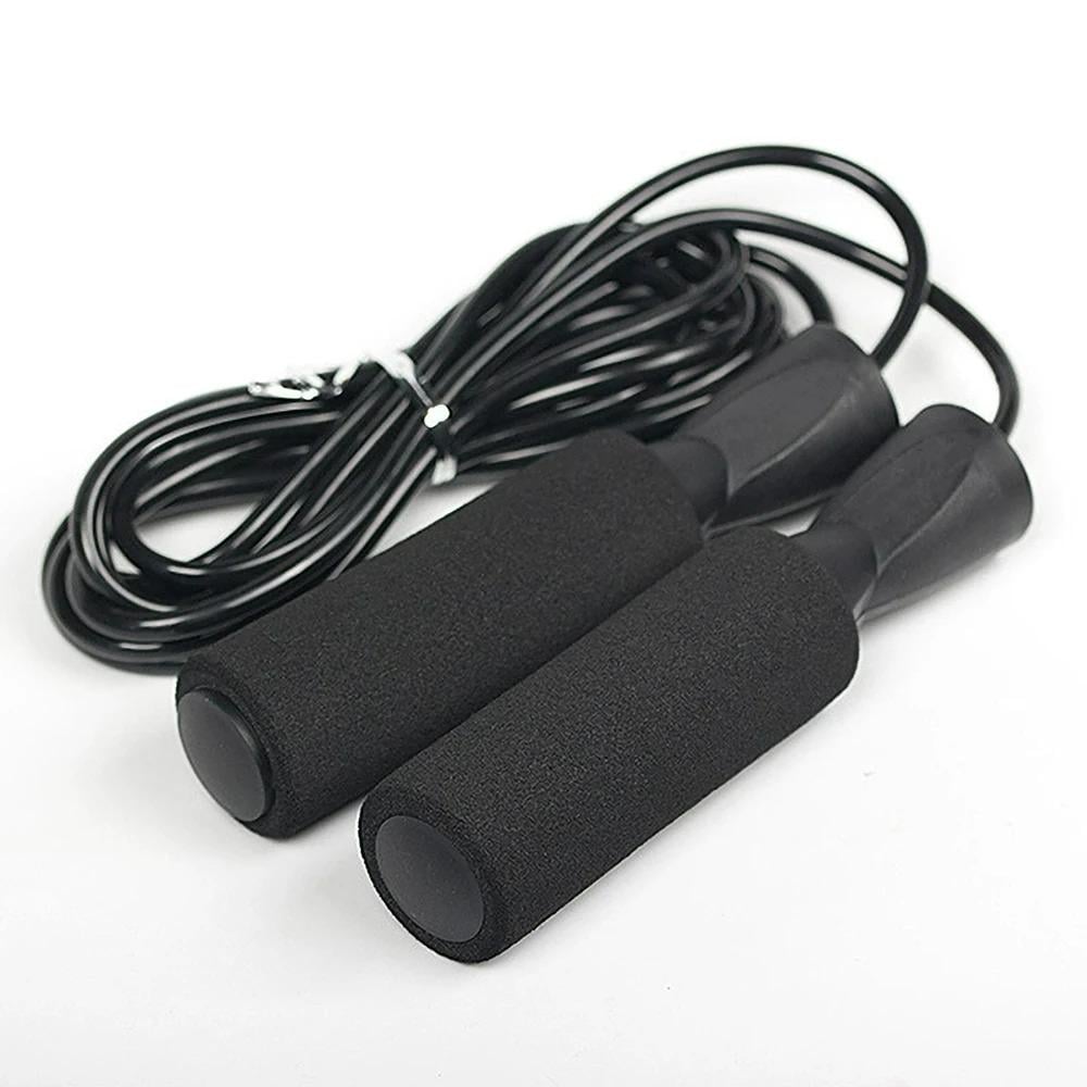 Скакалка скоростная гимнастическая для кроссфита с подшибниками 2,8 м Черный - фото 4 Скакалка скоростная гимнастическая для кроссфита с подшибниками 2,8 м Черный - фото 4