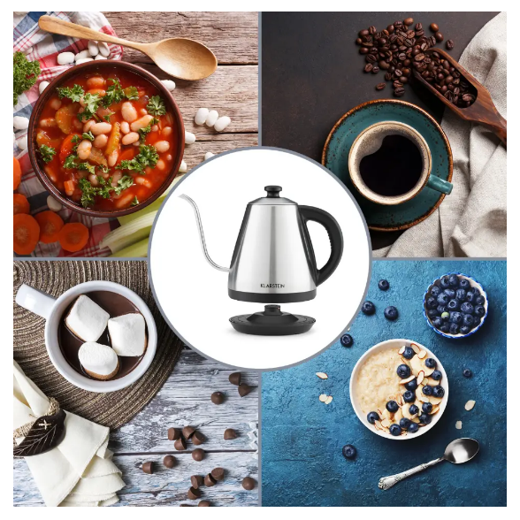 Електрочайник KLARSTEIN Garcon з регулюванням температури 2000 Вт 1 л (10032533) - фото 2