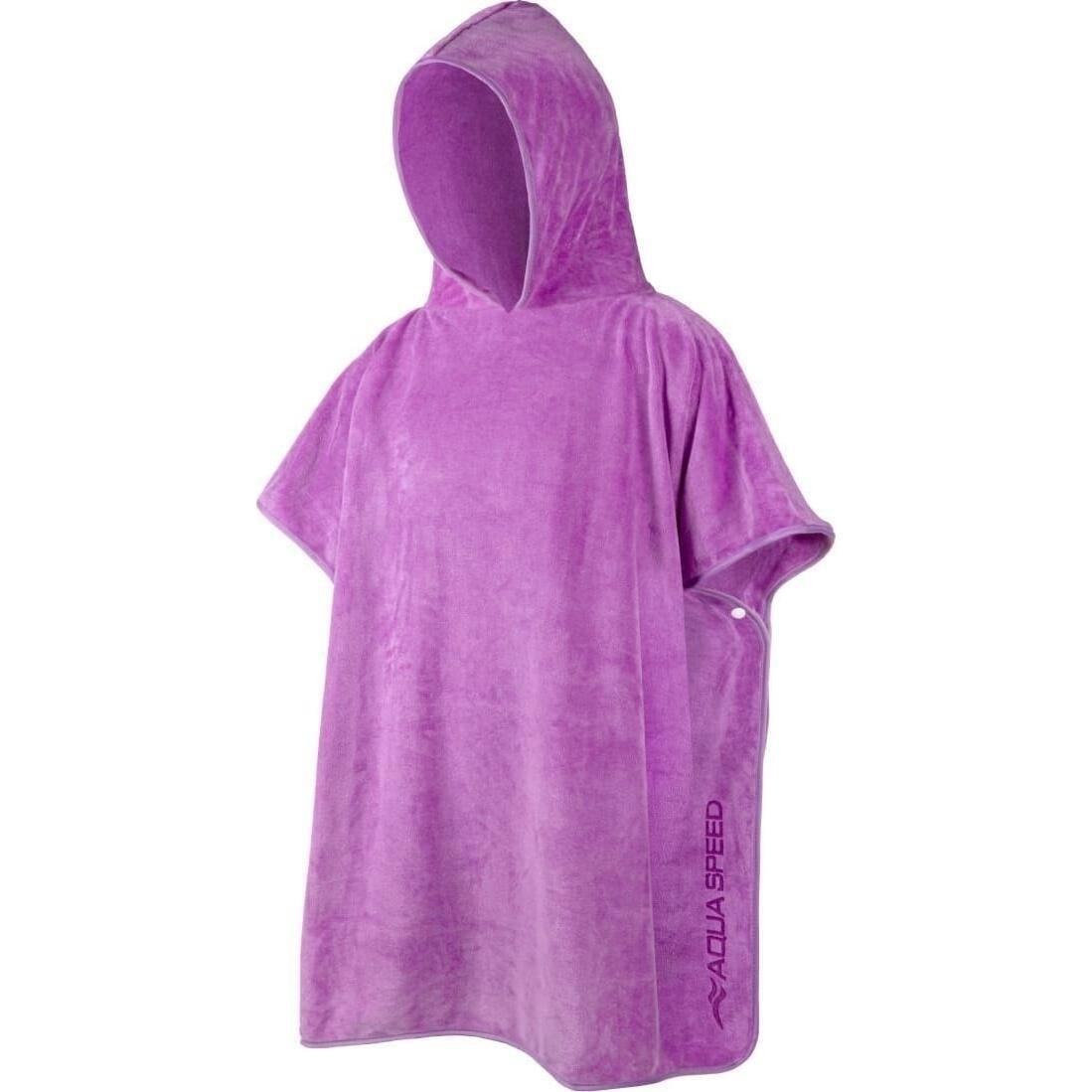 Рушник-пончо дитячий Aqua Speed KID'S PONCHO 145-09 70x120 см Бузковий (58890)