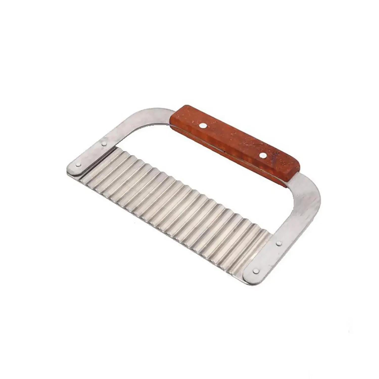 Ніж для фігурної нарізки сиру/овочів та фруктів з дерев'яною ручкою (28842535)