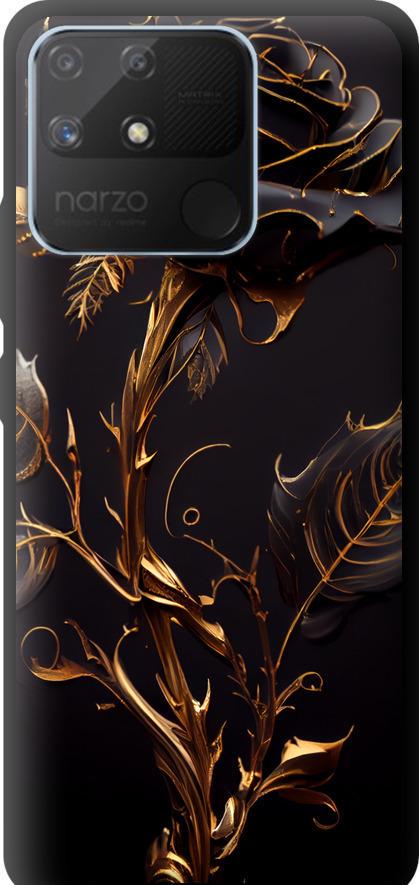 Чехол на Realme Narzo 50A Роза 3 (5552b-2514-42517)