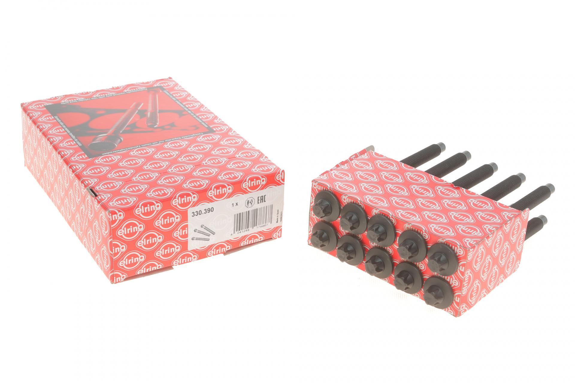 Болты головки ELRING Citroen Berlingo 1,6HDI/Nemo 1,4HDI M11x1,5x147 10 шт. (330,390)