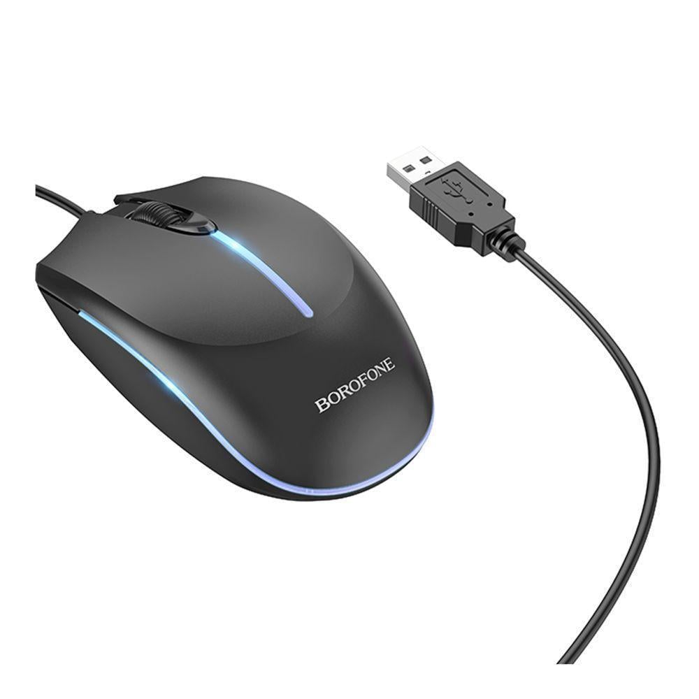 Компьютерная мышка Borofone BG10 USB Черный (3001624136)