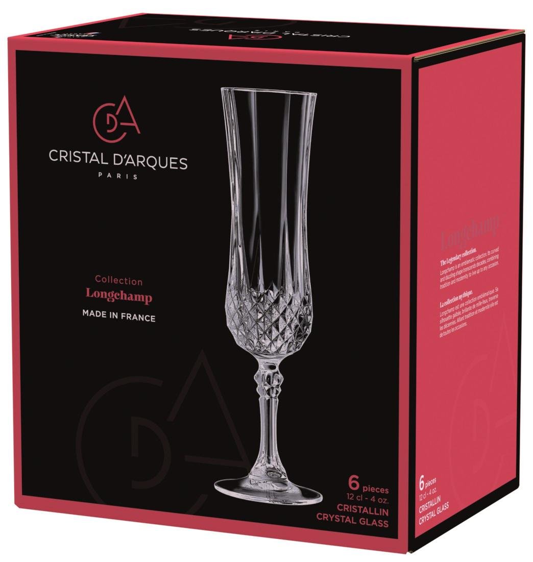 Набор бокалов CD'A LONGCHAMP 6 шт. 140 мл (UG-L7553) - фото 5 Набор бокалов CD'A LONGCHAMP 6 шт. 140 мл (UG-L7553) - фото 5