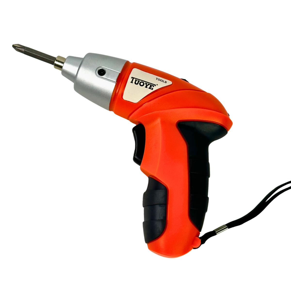 Електровикрутка акумуляторна бездротова TUOYE з 2 бітами Помаранчевий (TE-40) Електровикрутка акумуляторна бездротова TUOYE з 2 бітами Помаранчевий (TE-40)