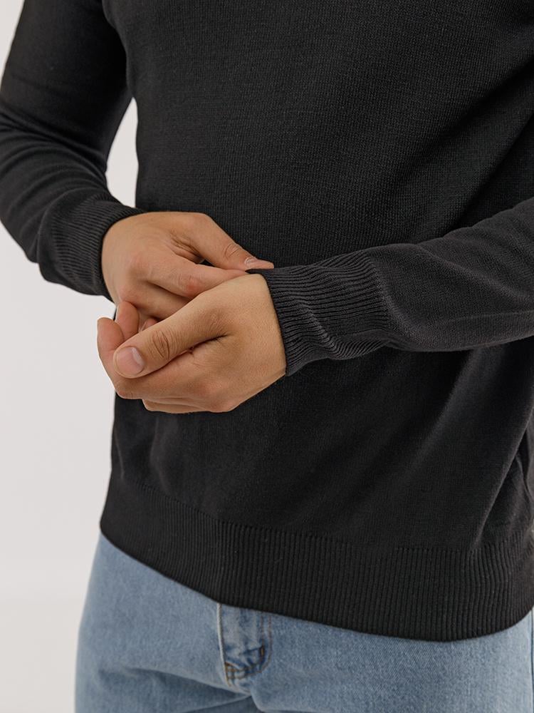 Гольф мужской ЦБ-00227300 р. 50 Черный (SKT000926067) - фото 3 Гольф мужской ЦБ-00227300 р. 50 Черный (SKT000926067) - фото 3