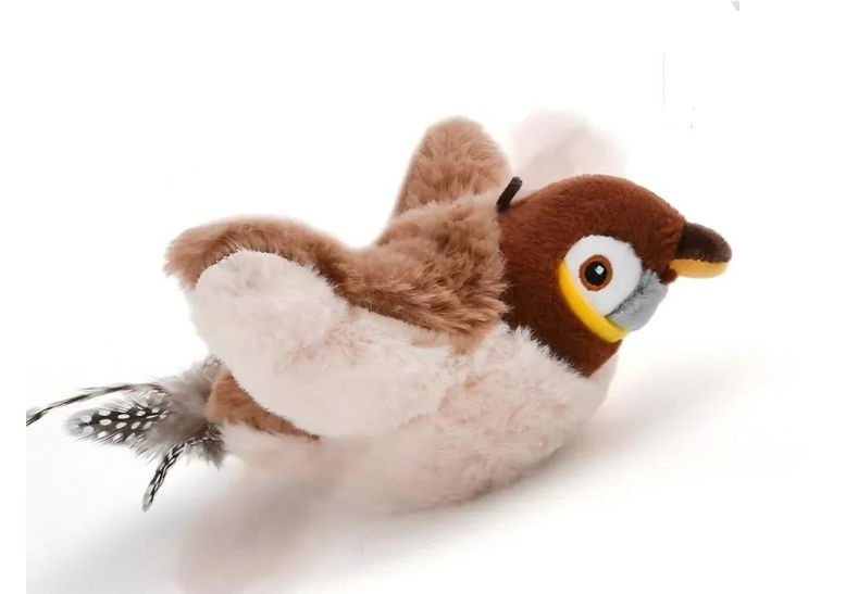 Игрушка для кошек птица машущая крыльями USB Игрушка для кошек птица машущая крыльями USB