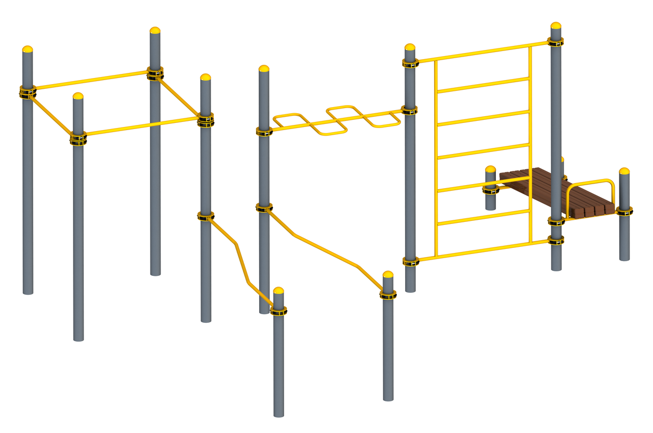 Комплекс воркаут для дітей та дорослих з ОФМ SL1213
