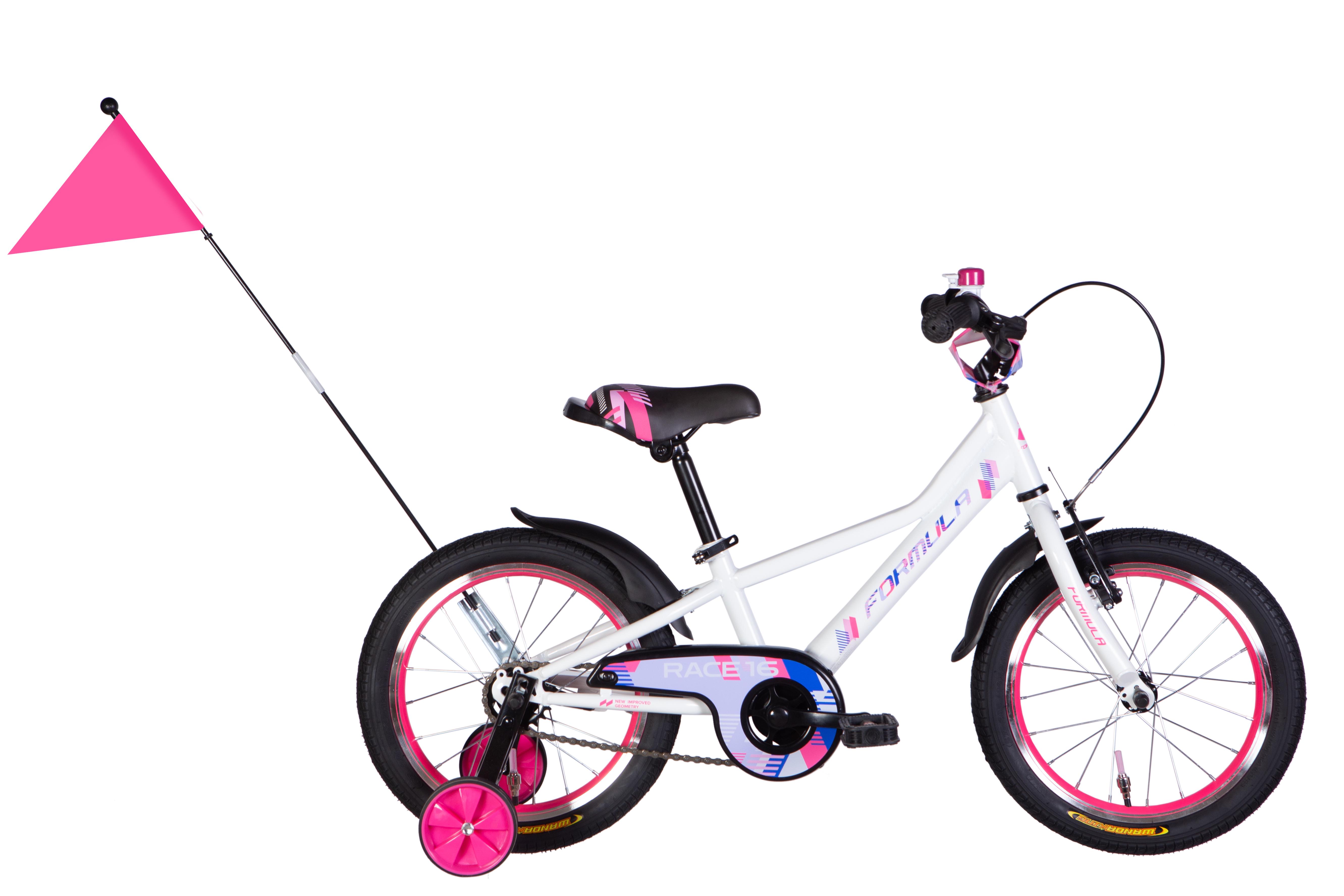 Велосипед ST 2025 16" Formula 2025 RACE BH рама 8,5" Белый с розовым (OPS-FRK-16-235) - фото 1 Велосипед ST 2025 16" Formula 2025 RACE BH рама 8,5" Белый с розовым (OPS-FRK-16-235) - фото 1