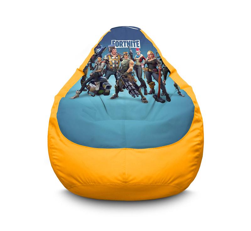 Кресло мешок iPuff Fortnite Command Оксфорд XXL 90х125 см Желтый Кресло мешок iPuff Fortnite Command Оксфорд XXL 90х125 см Желтый