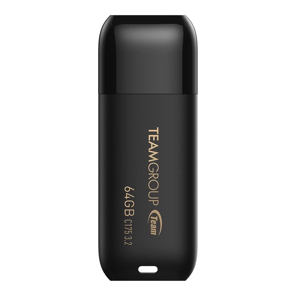 Флеш-память USB Team Group C175 64 Гб USB 3.1 Pearl Black (TC175364GB01)