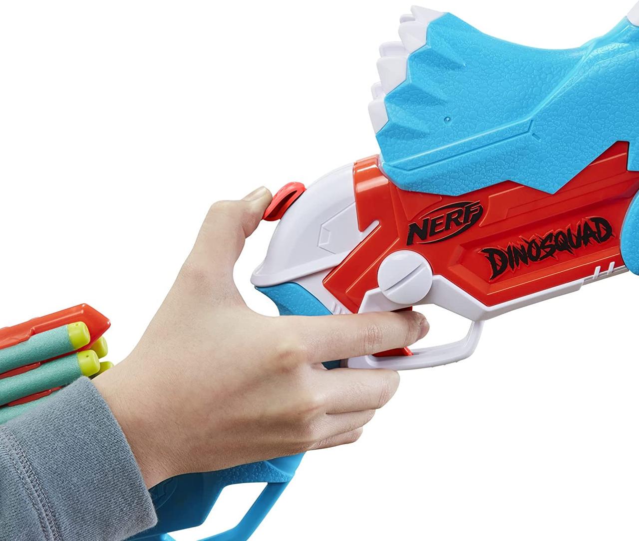 Бластер трицерабласт NERF DinoSquad Tricera-Blast Hasbro F0803 (20645303) - фото 4