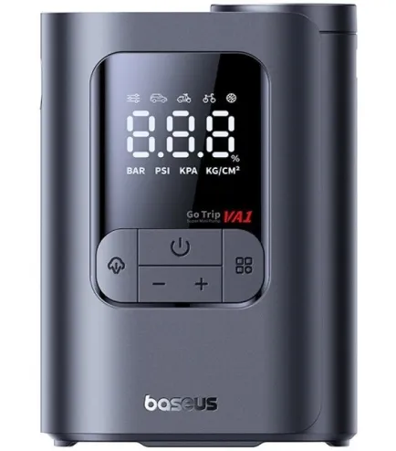 Компрессор автомобильный OS-Baseus GoTrip VA1 Super Mini Wired Inflator 22-Cylinder C0119701 Black Компрессор автомобильный OS-Baseus GoTrip VA1 Super Mini Wired Inflator 22-Cylinder C0119701 Black