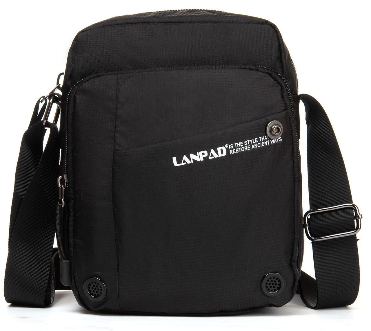 Чоловіча сумка планшетка Lanpad Чорний Чоловіча сумка планшетка Lanpad Чорний