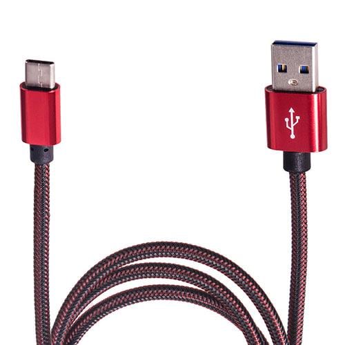 Кабель USB-Type C 200 Rd Red (69318)