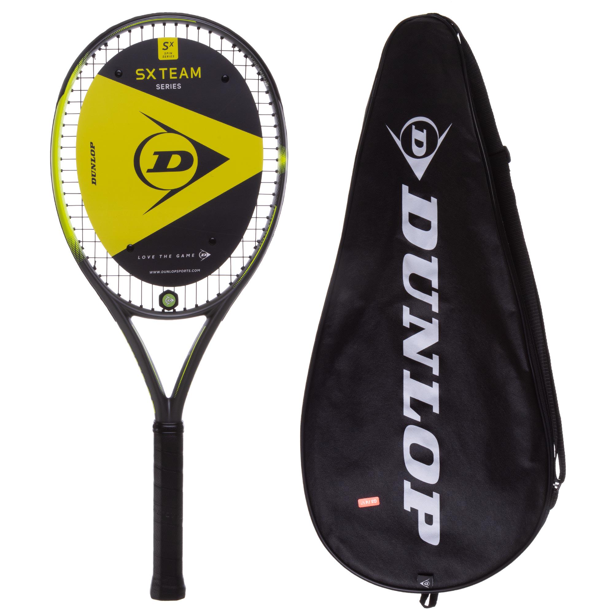 Ракетка для большого тенниса Dunlop SX Team 260 DL10297617 L3 Черный/Салатовый (NA002874)