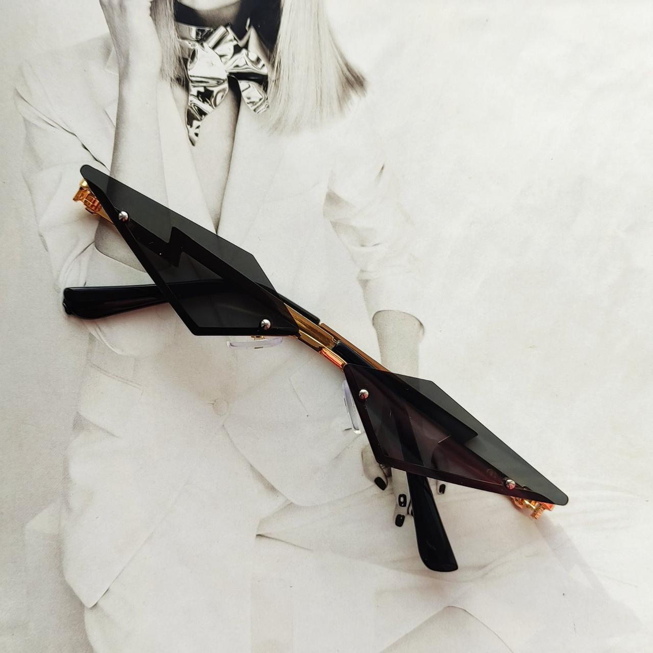 Очки молния Черный (0102-2)