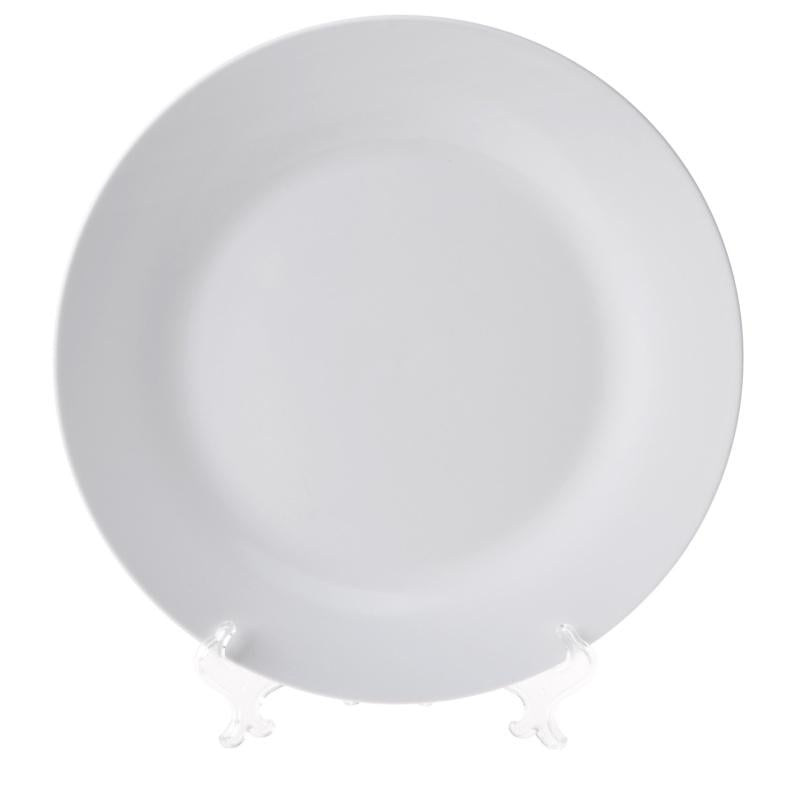 Тарілка кругла Lora NP110 кераміка Білий (73-083) - фото 2