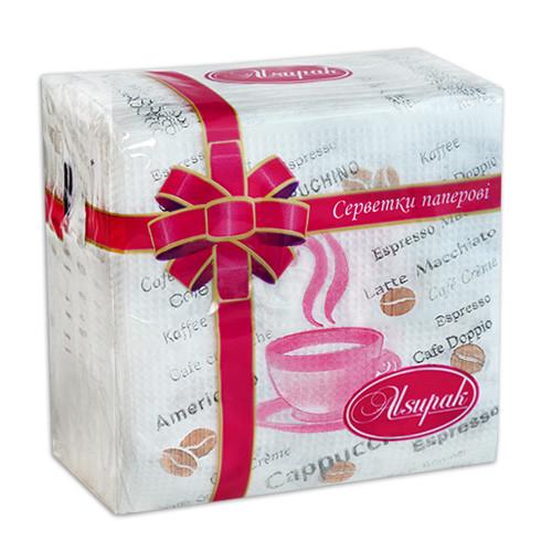 Салфетка Alsupak 40 шт. Кофе Салфетка Alsupak 40 шт. Кофе