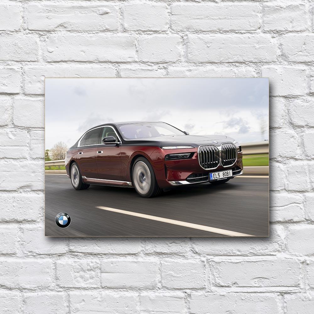 Постер дерев’яний BMW 7 Series G70 210х297 мм (18167382)