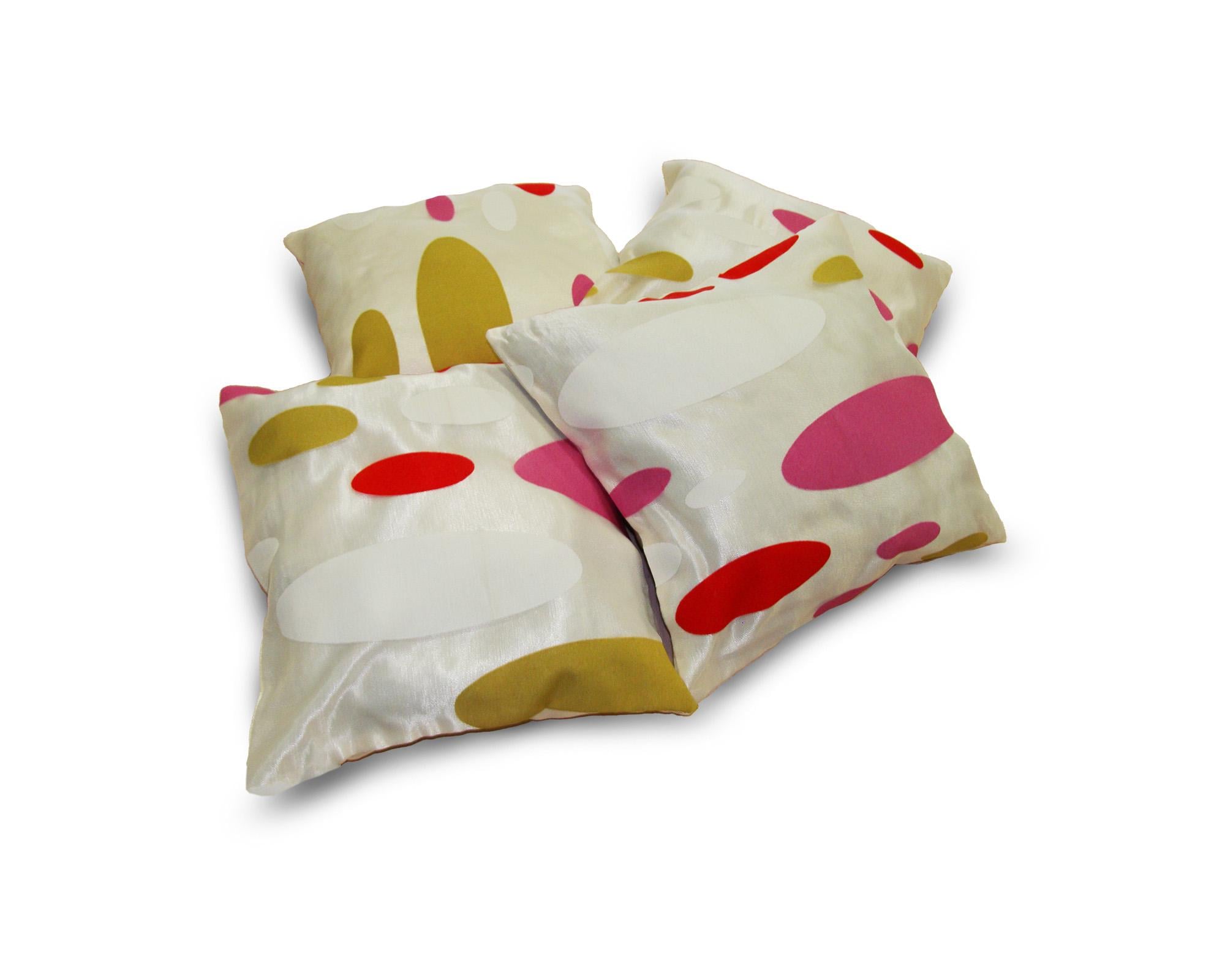 Комплект декоративних подушок Firanka Shapes 30х30 см 4 шт. Молочний (п_0371)