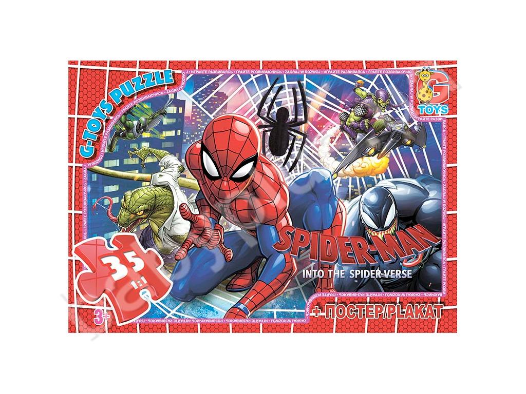Пазлы G-Toys SM894 из серии Человек-паук 35 элементов (4824687636897)