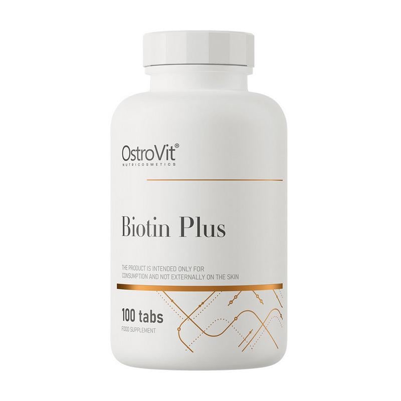 Біотин OstroVit Biotin Plus 2500 мкг з цинком і селеном 100 табл.
