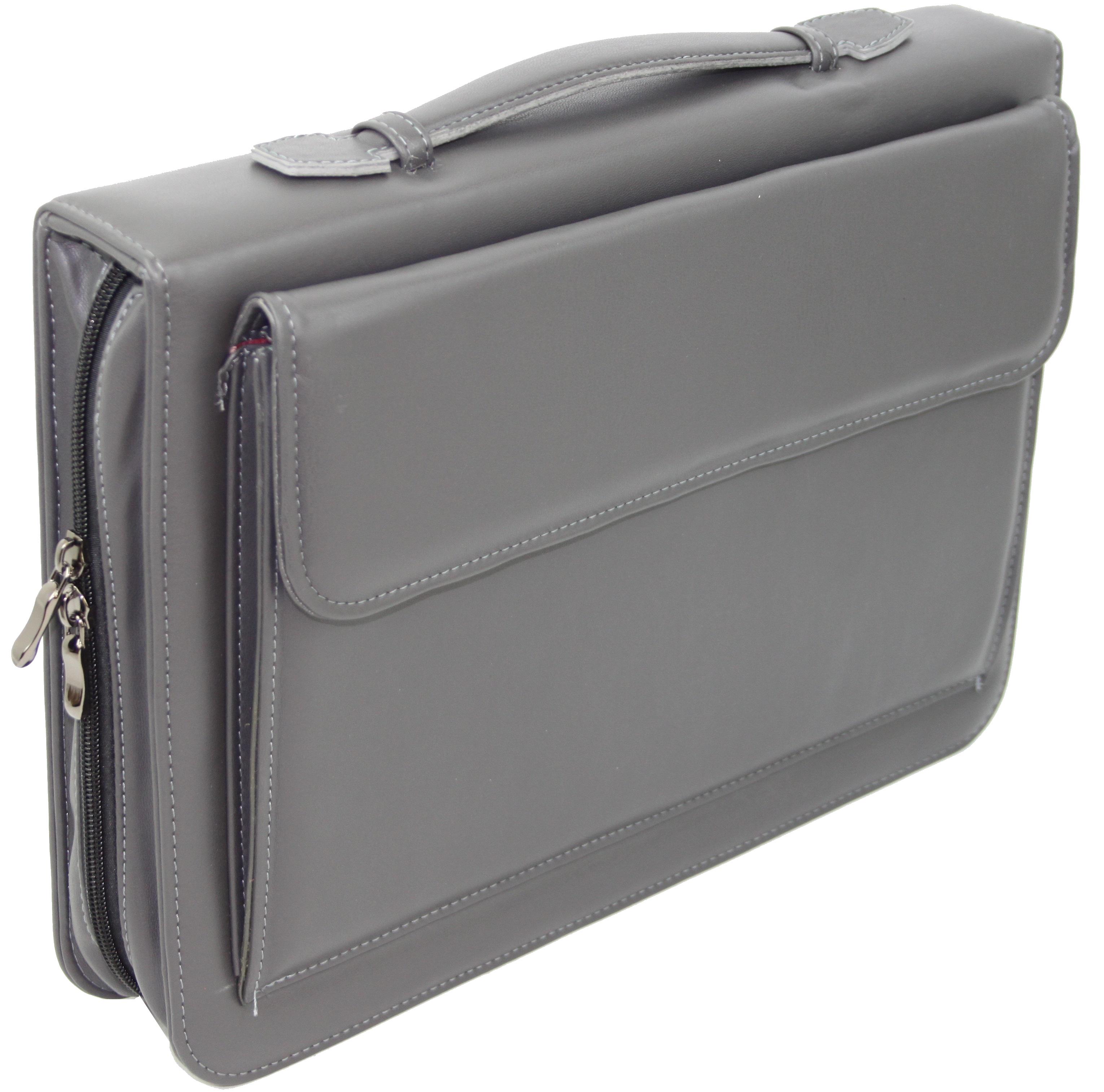 Папка деловая Portfolio для документов из экокожи Серый (Portak-19 grey)