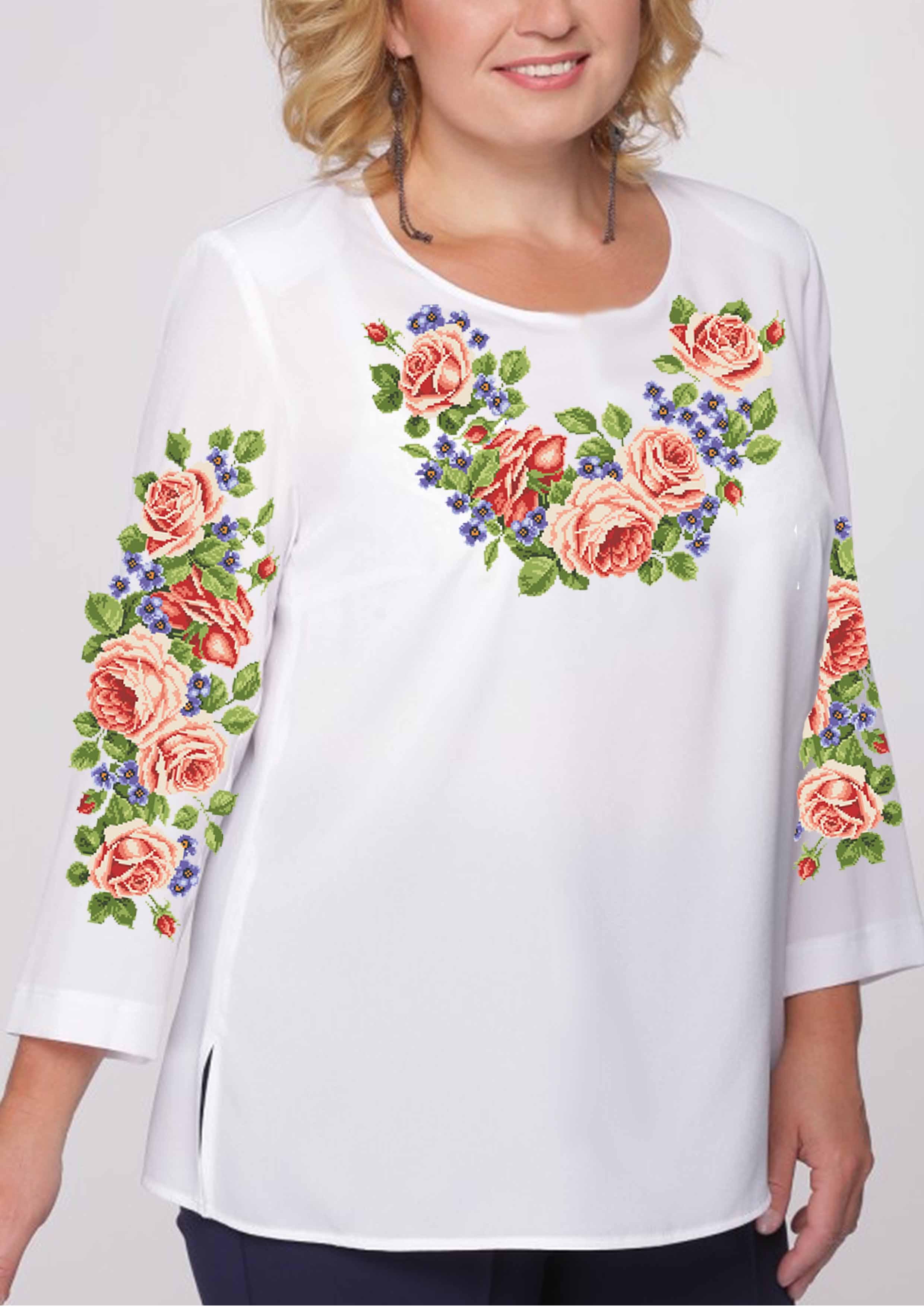 Заготовка для вишивки нитками/бісером габардин (СЖГ-175) Заготовка для вишивки нитками/бісером габардин (СЖГ-175)