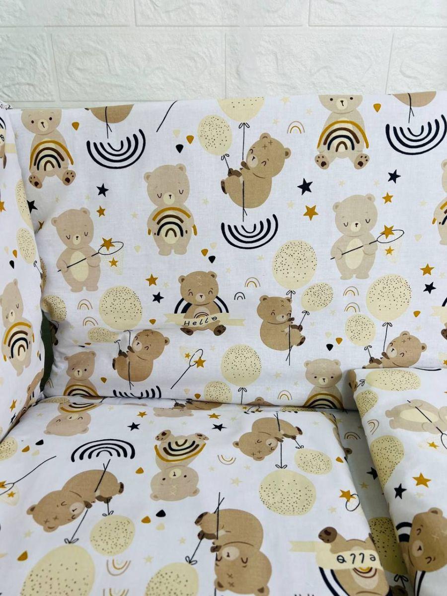 Набор постельного белья в детскую кроватку 9в1 (838) - фото 4 Набор постельного белья в детскую кроватку 9в1 (838) - фото 4