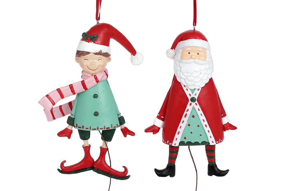 Новорічна підвіска BonaDi 2 шт. (838-403)