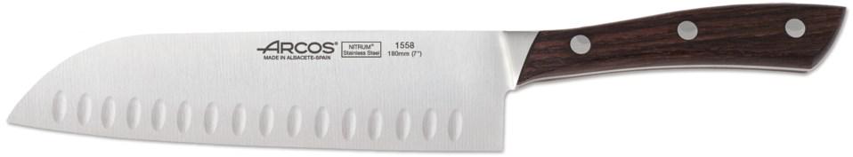 Нож поварской японский ARCOS Natura Сантоку 155810 180 мм (115185)