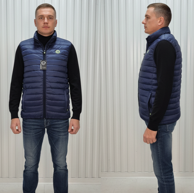 Жилет чоловічий Just Emporio 2XL Синій (1615) - фото 9 Жилет чоловічий Just Emporio 2XL Синій (1615) - фото 9