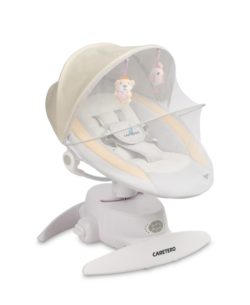 Гойдалка-шезлонг дитяча Caretero Opti Beige (2152565063) - фото 3