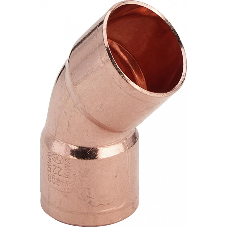 Угол Viega ANT-1530 45 градусов 15 мм Медный (100483)
