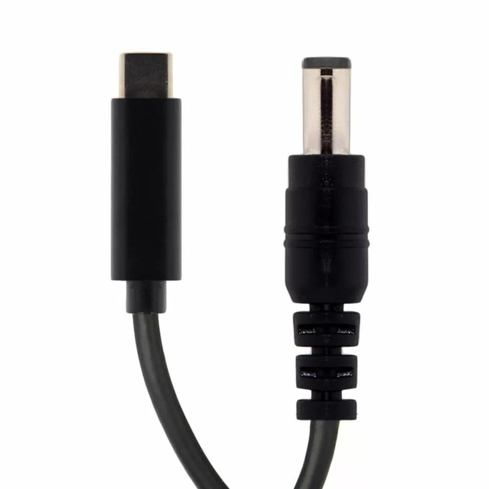 Переходник для питания ноутбуков USB Type-C на DC 5521 Черный (OT32) - фото 2