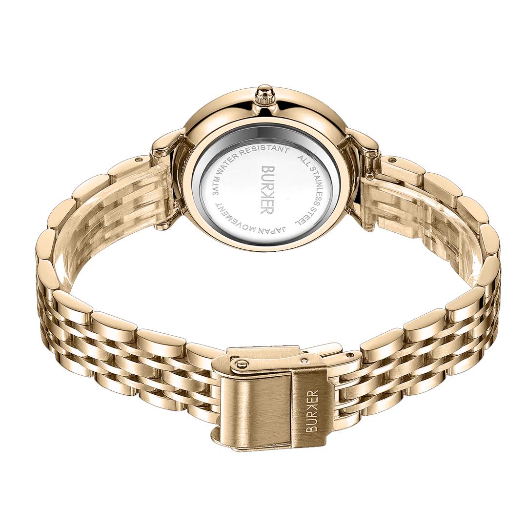 Годинник жіночий BURKER Ruby Petite Gold White (0436) - фото 4 Годинник жіночий BURKER Ruby Petite Gold White (0436) - фото 4