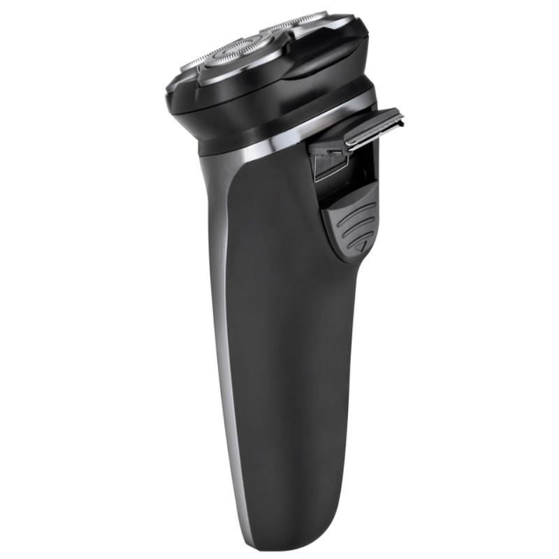 Електробритва для чоловіків Adler AD 2945 роторна акумуляторна з LCD дисплеєм тримером і USB 5 Вт Сірий - фото 4