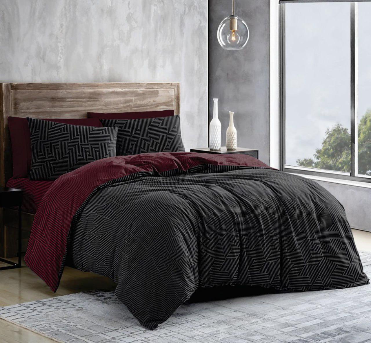 Комплект постельного белья Gold Lux Лабиринт D евро бязь/коттон Темно-серый (28781286) Комплект постельного белья Gold Lux Лабиринт D евро бязь/коттон Темно-серый (28781286)