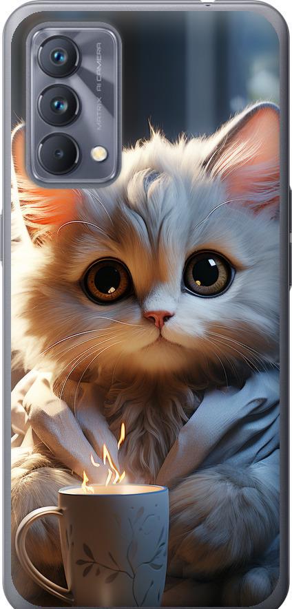Чехол на Realme GT Master White cat (5646u-2852-42517)