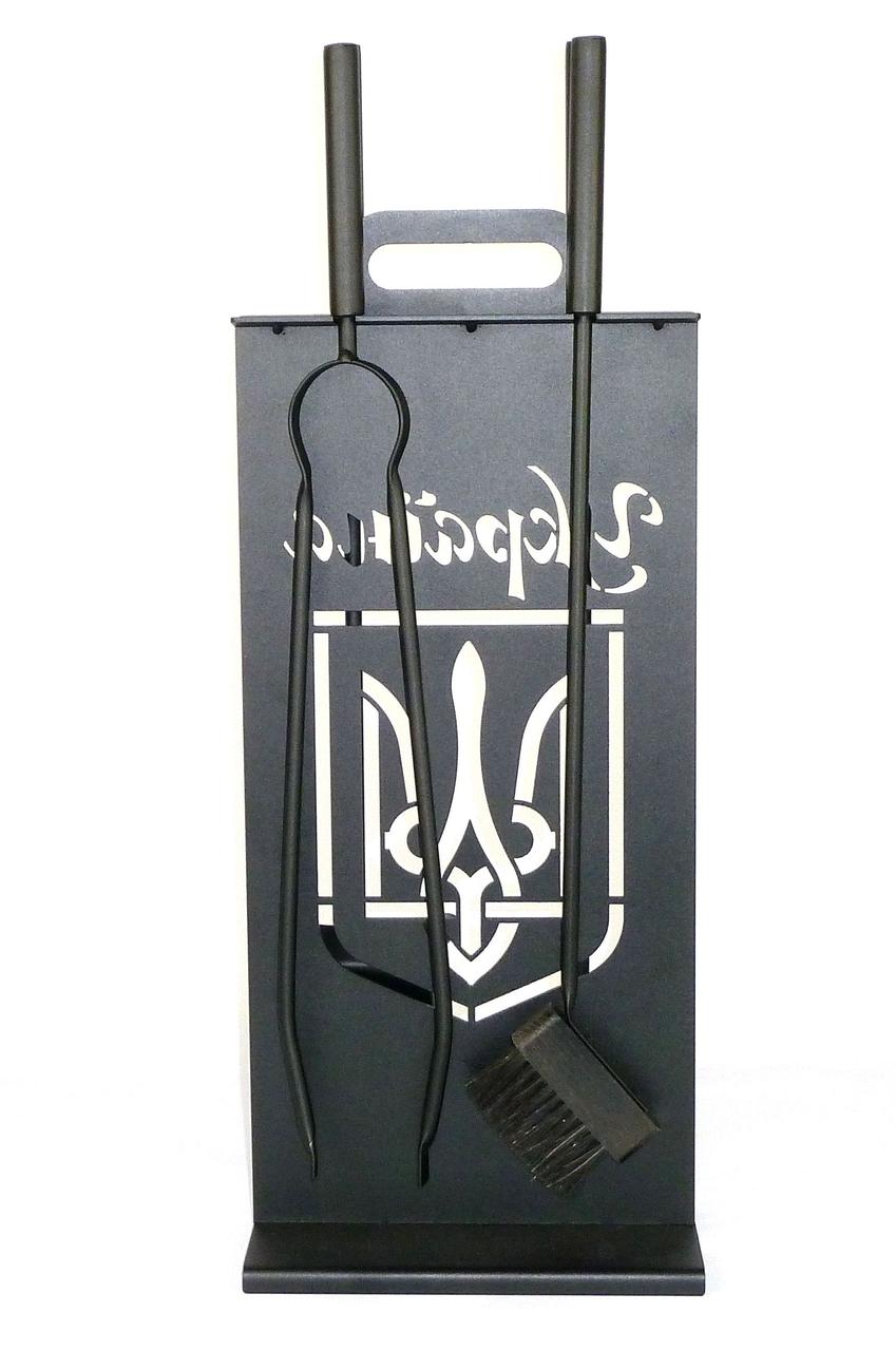 Набор для камина Украина 4 инструмента (692) - фото 3 Набор для камина Украина 4 инструмента (692) - фото 3