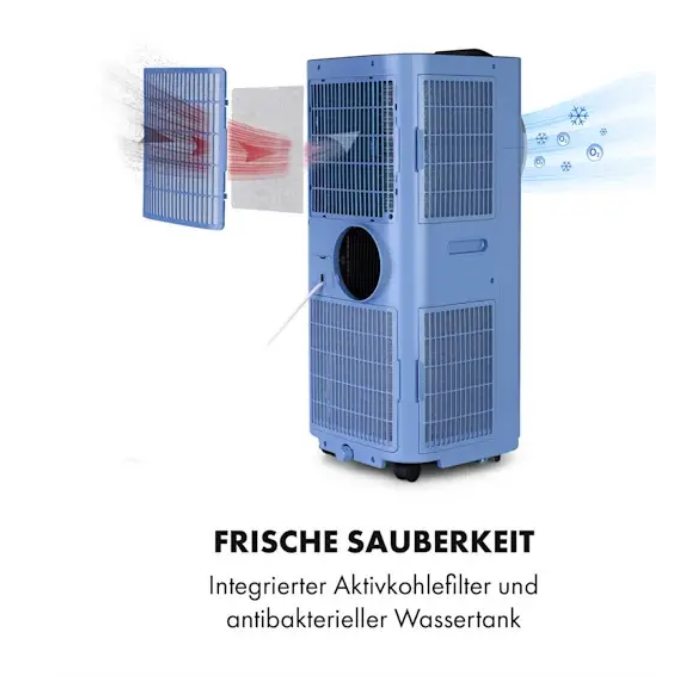 Кондиционер напольный KLARSTEIN Kraftwerk Smart 12K 3в1 3,4 кВт (26255562) - фото 2 Кондиционер напольный KLARSTEIN Kraftwerk Smart 12K 3в1 3,4 кВт (26255562) - фото 2