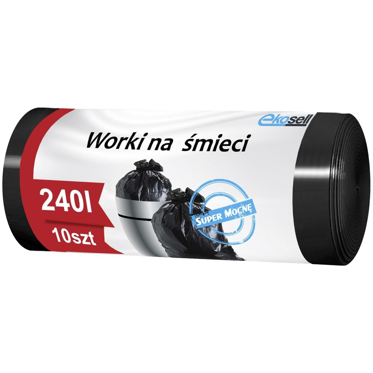 Пакети для сміття Ekosell 240 л/10 шт. (98)
