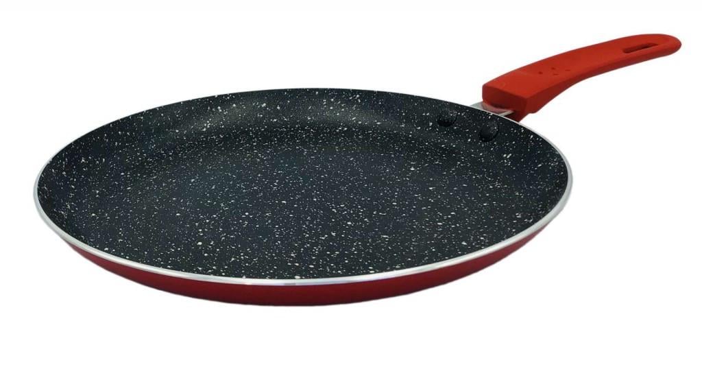 Сковорода для блинов с антипригарным покрытием Con Brio Eco Granite 23 см Красный (CB-2324)