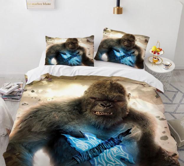 Комплект постельного белья с 3D рисунком Godzilla #4