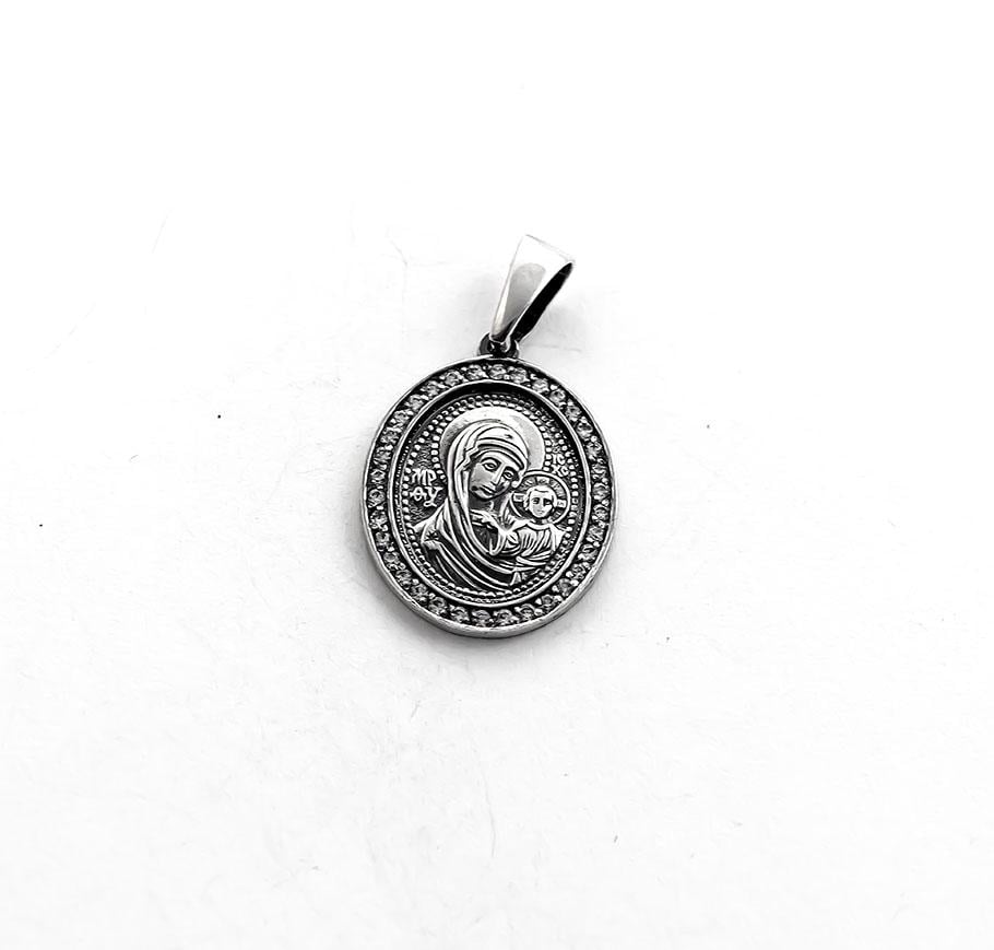 Подвеска серебряная Maxi Silver 8930 Ладанка Божья Матерь Казанская (88930)