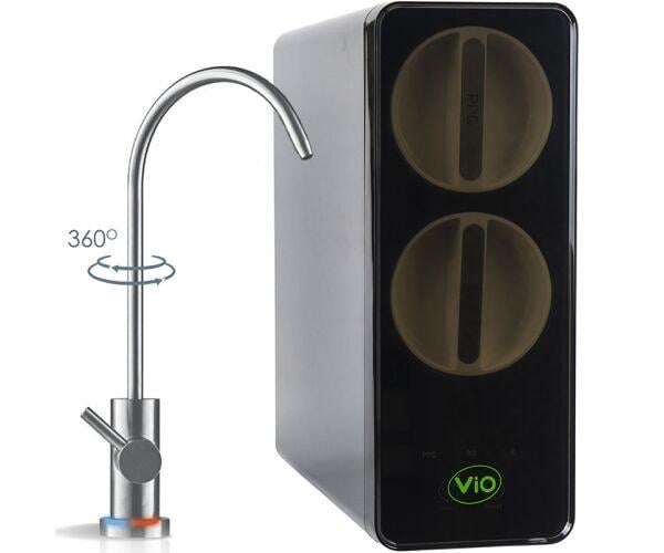 Фильтр-система для питьевой воды обратного осмоса VIO AW-RL03-600G для очистки воды до 1,6 л/мин Черный (16877)